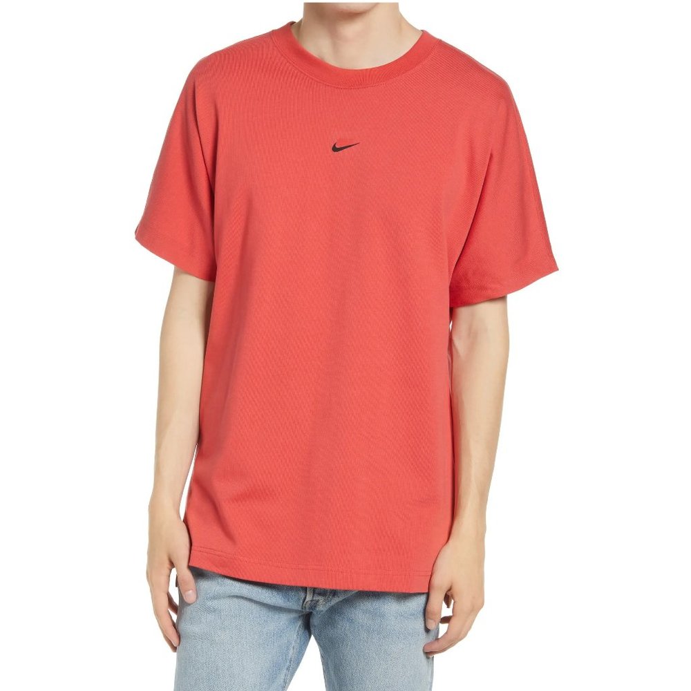 NWT Nike Sportswear Style Essentials Cotton T-Shirt Lobster Medium